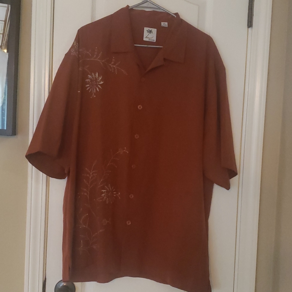Men's Casual Button Down Hawaiian Shirt